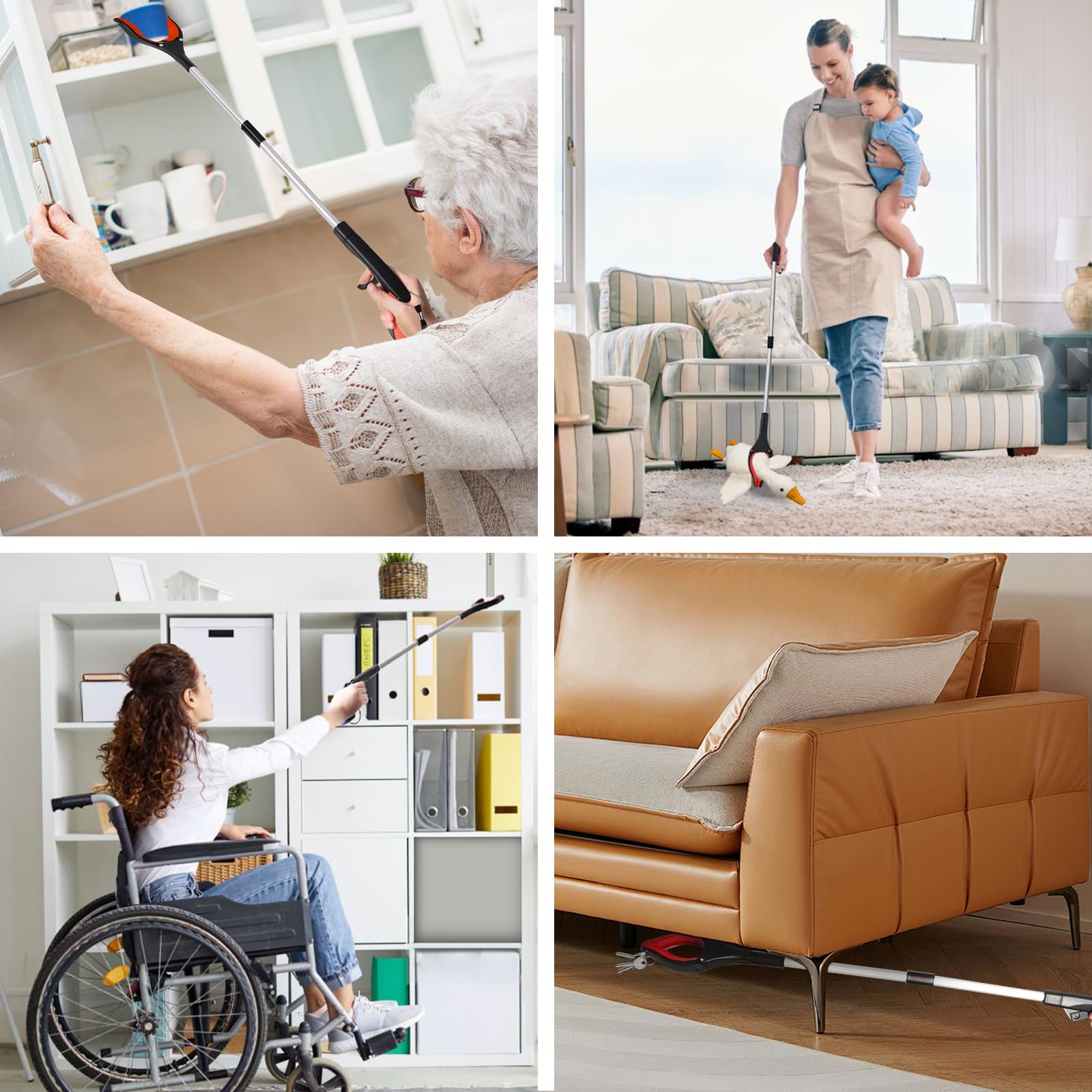 Seniors friendly grabber for everyday tasks