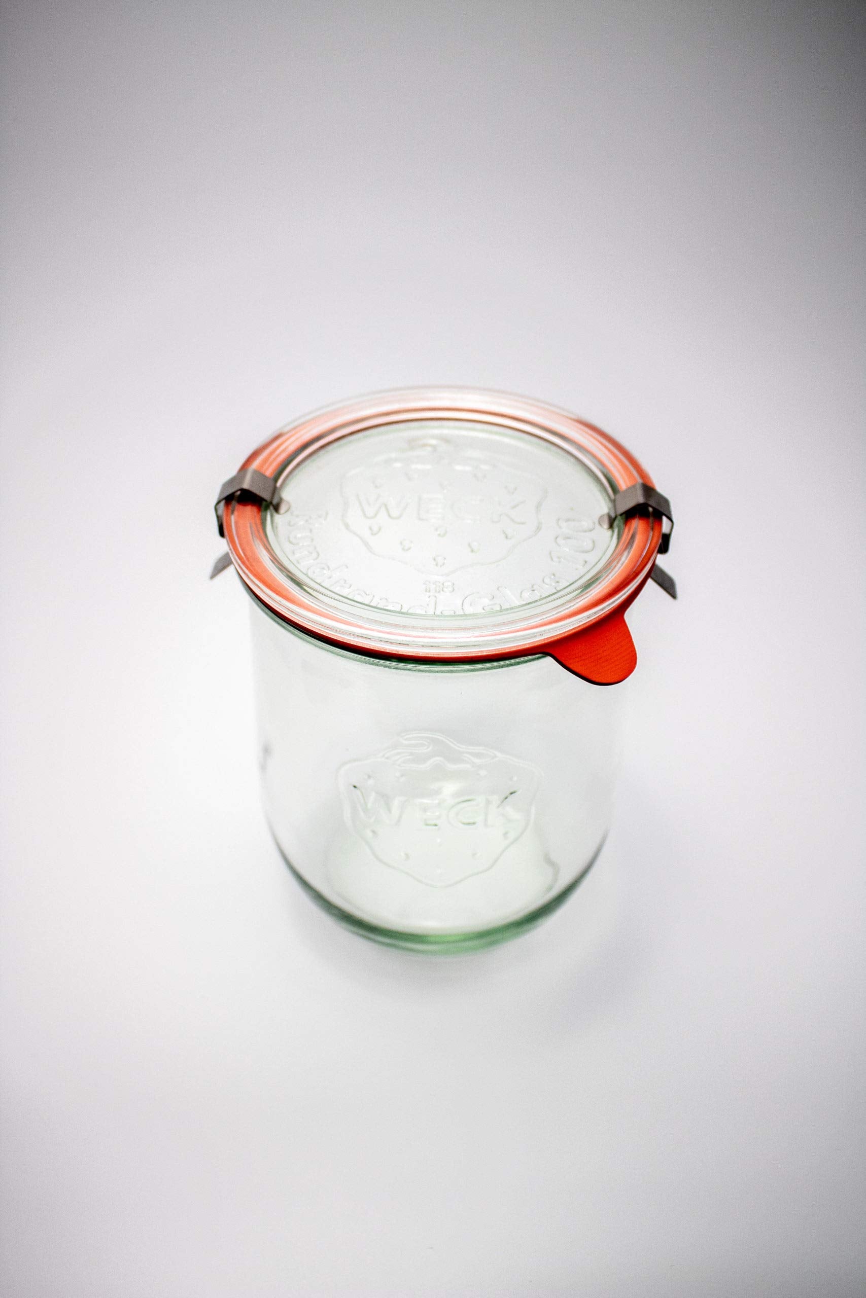 Wide-mouth jar for easy filling and dispensing