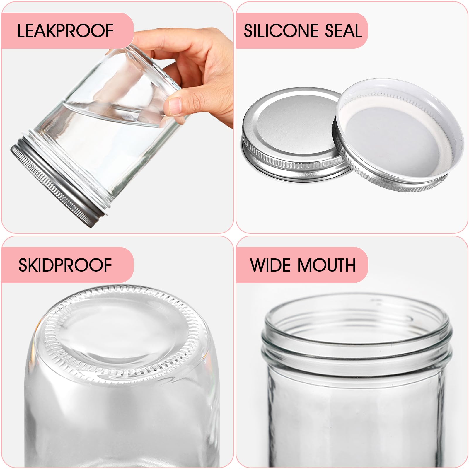 Airtight jars for jam honey jelly storage