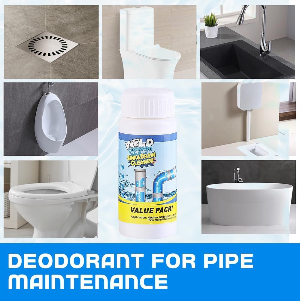 2-pack Wild Tornado Pipe Dredge drain cleaner set