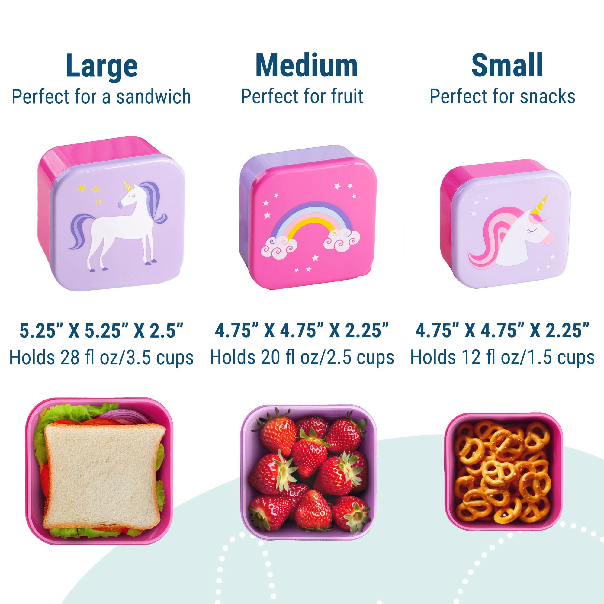 Microwave safe lunch containers by Wildkin