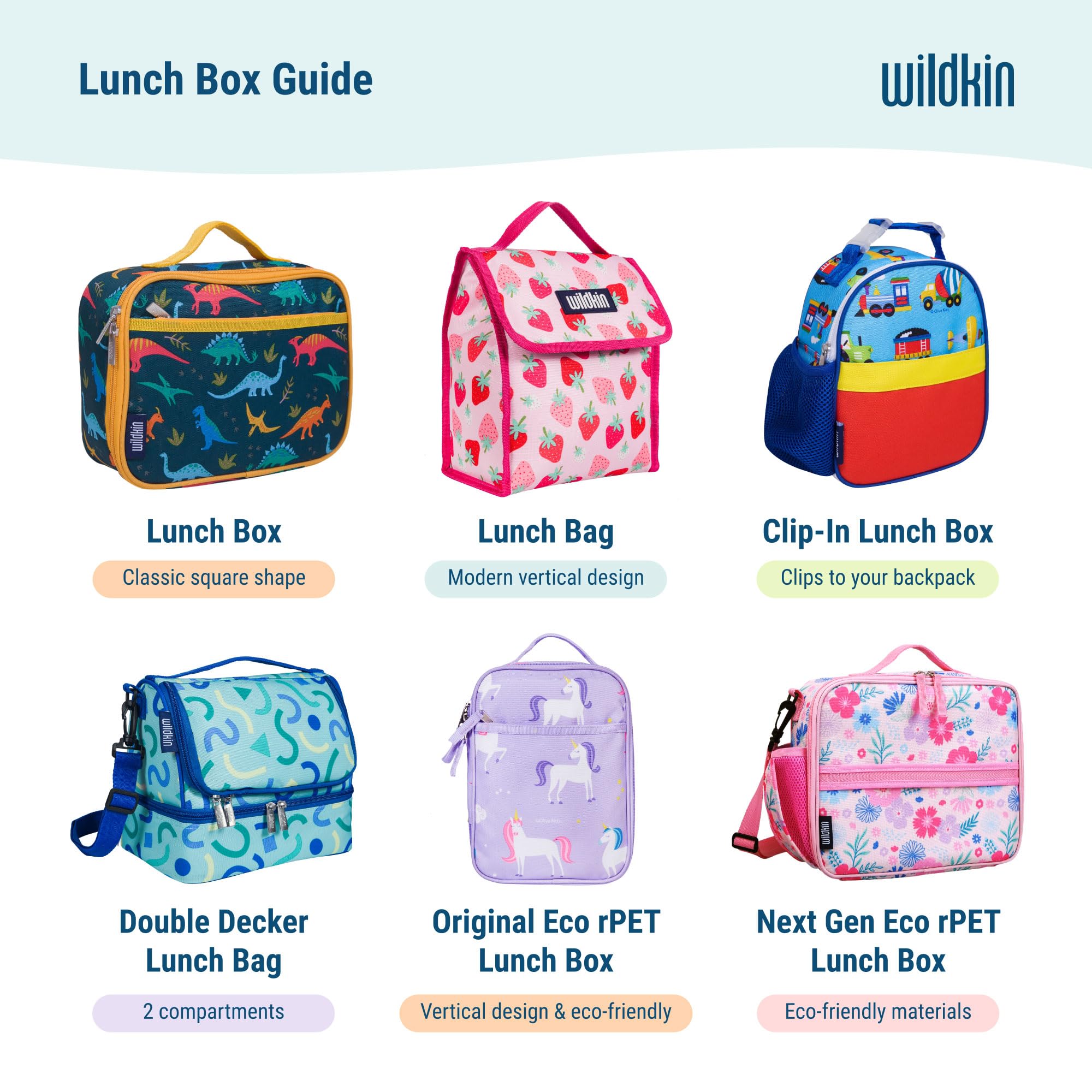 Kids lunch storage containers set of 3 Wildkin