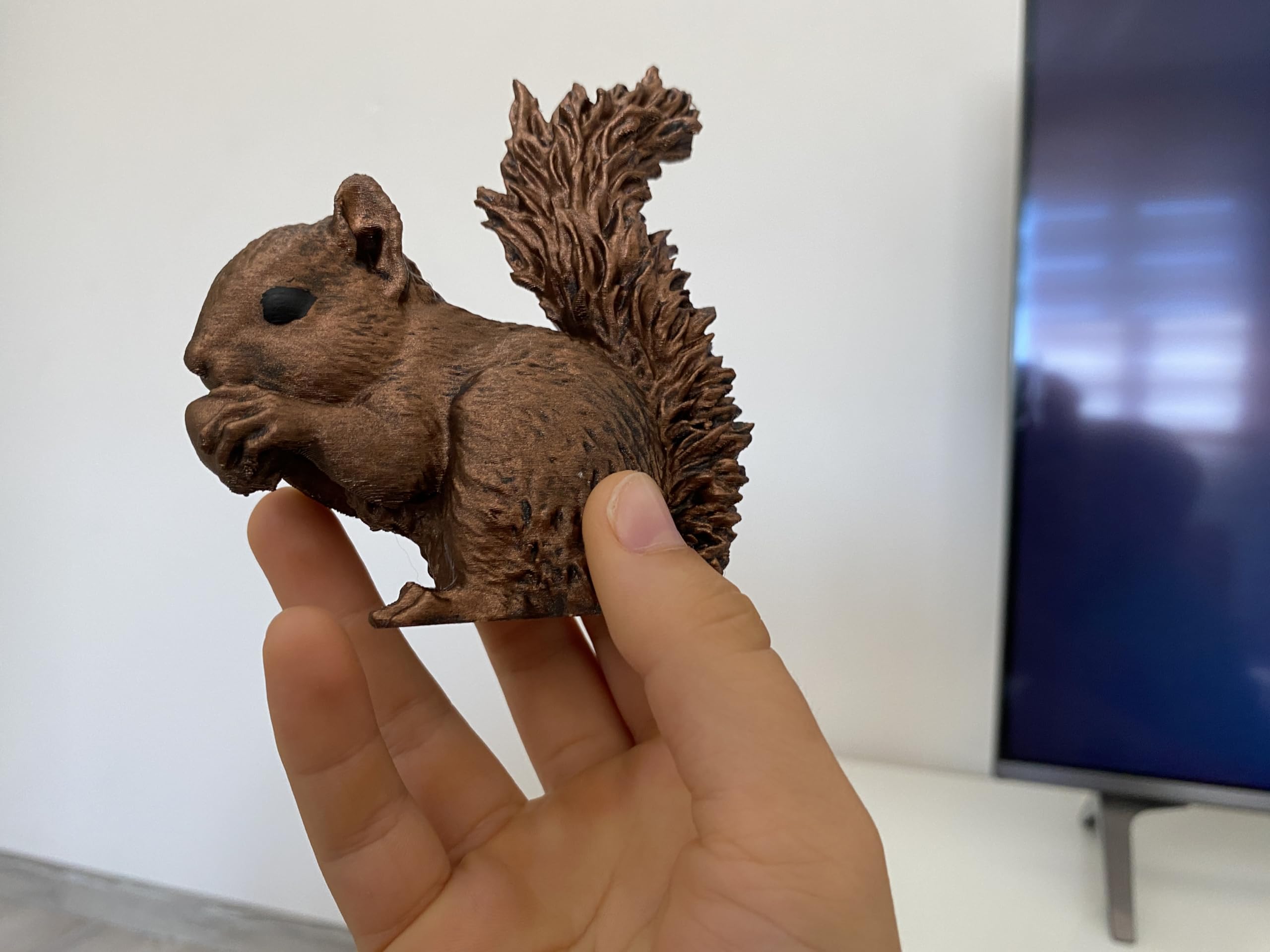 Home decor chipmunk figurine made of PLA