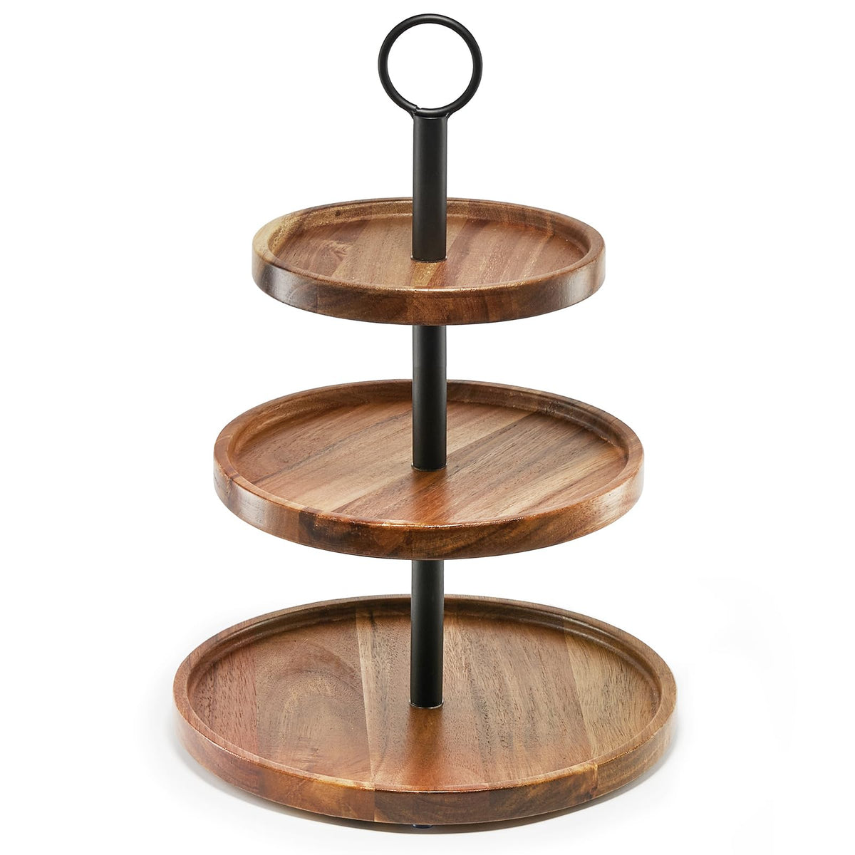 WILDMOS 3 tier cupcake stand top plate 8 inch
