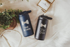 Will you be my ring bearer proposal cup on display