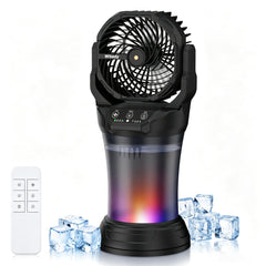 Wilody Misting Fan portable camping fan with remote control