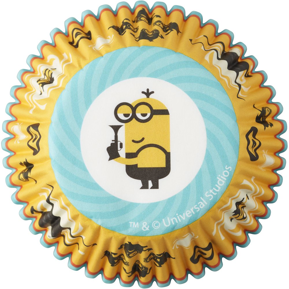 Wilton 415-7112 Despicable me 3 Minions cupcake liners yellow design