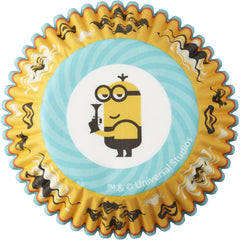 Wilton 415-7112 Despicable me 3 Minions cupcake liners yellow design