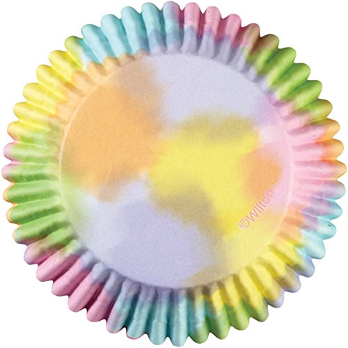Foil lined Wilton Color Baking Cup 36 count Watercolor variety