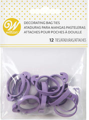 Wilton Icing Bag Ties reusable rubber packaging