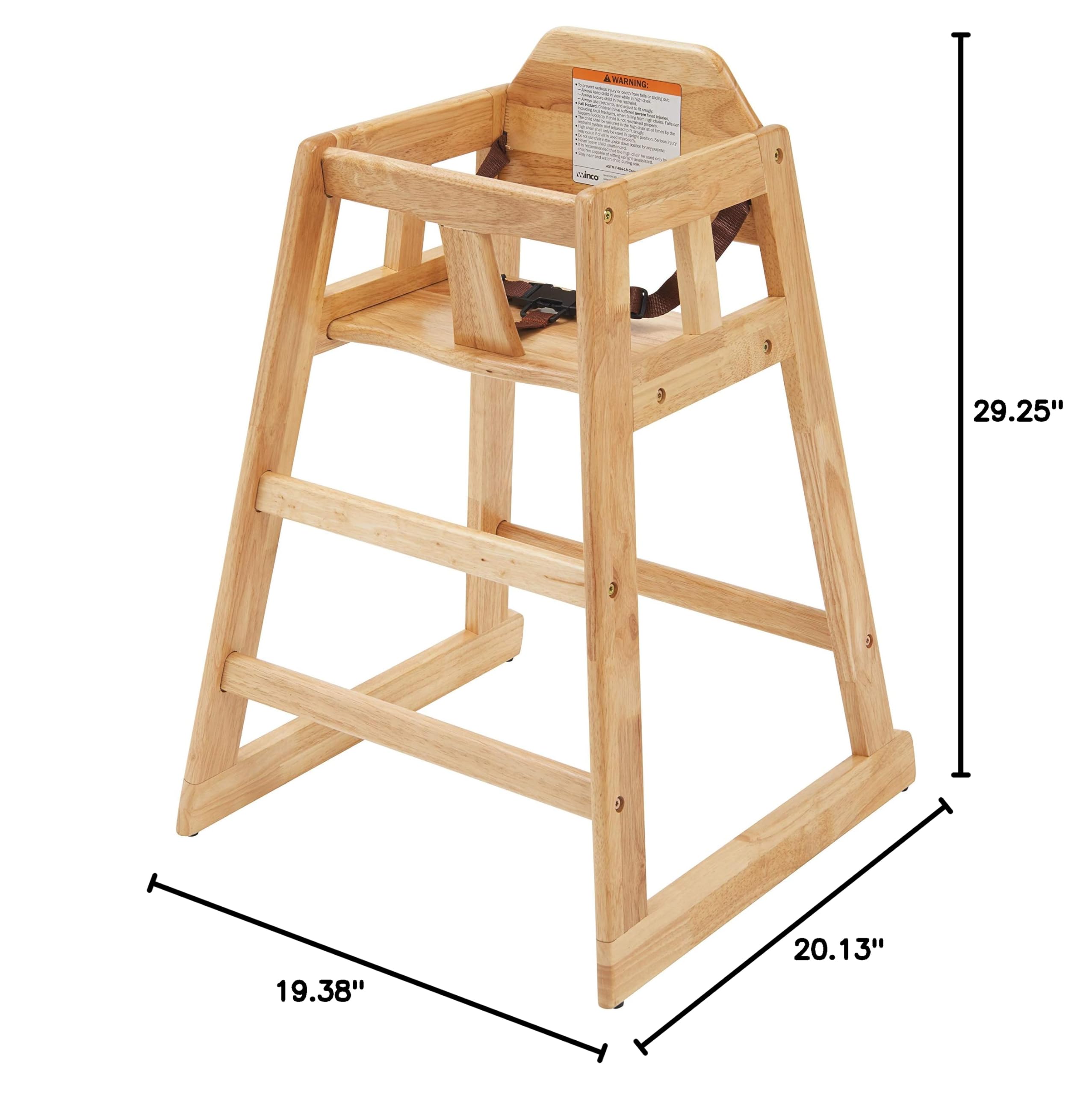 Winco CHH-101 high chair commercial-grade stackable image