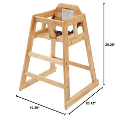 Winco CHH-101 high chair commercial-grade stackable image