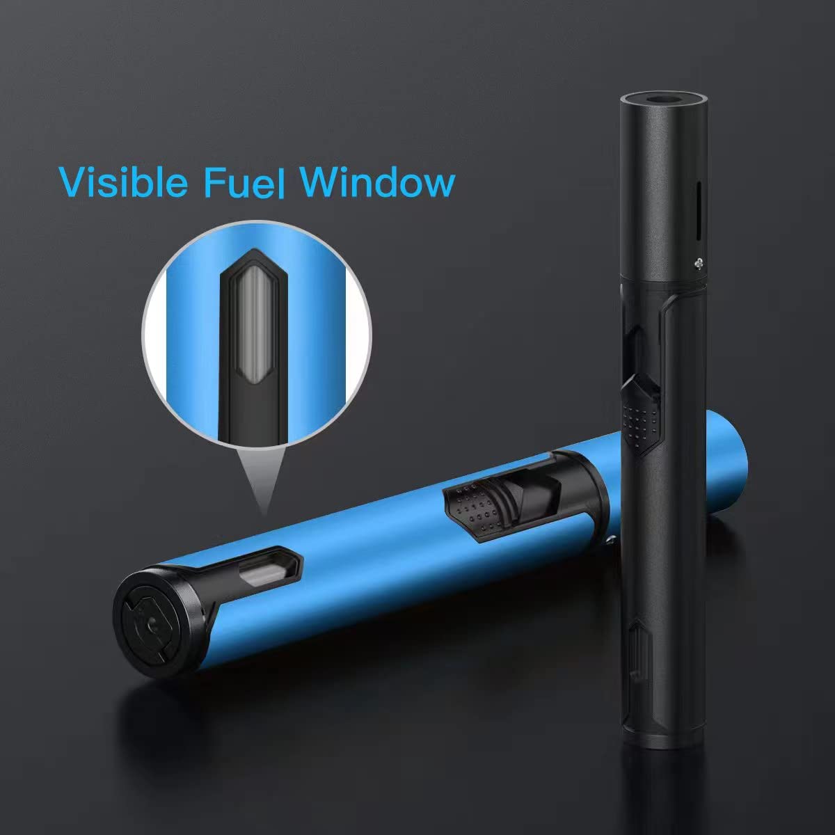 Refillable butane lighter TOPKAY for camping and fireplace