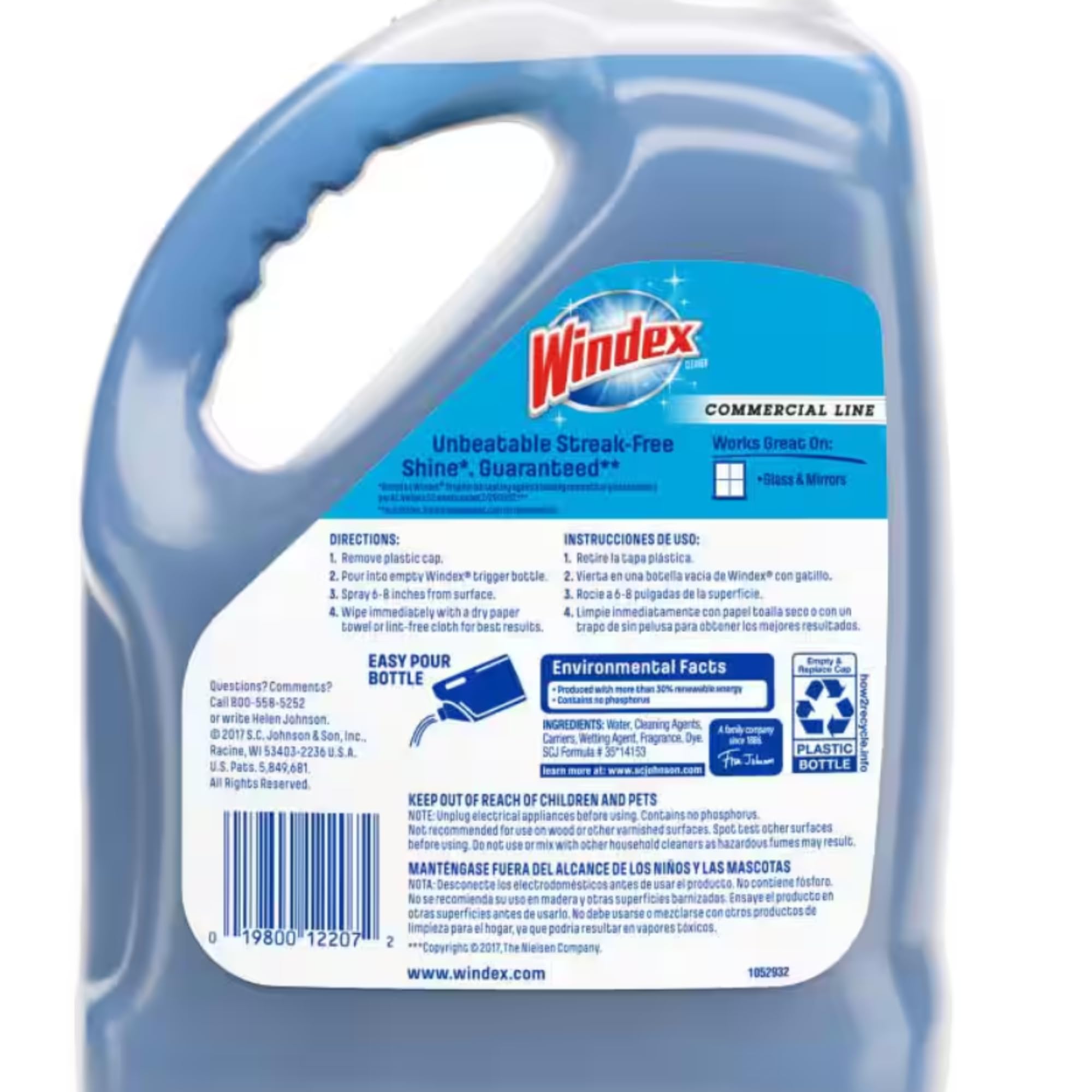 1 gallon Windex refill bundle for spray bottle refills