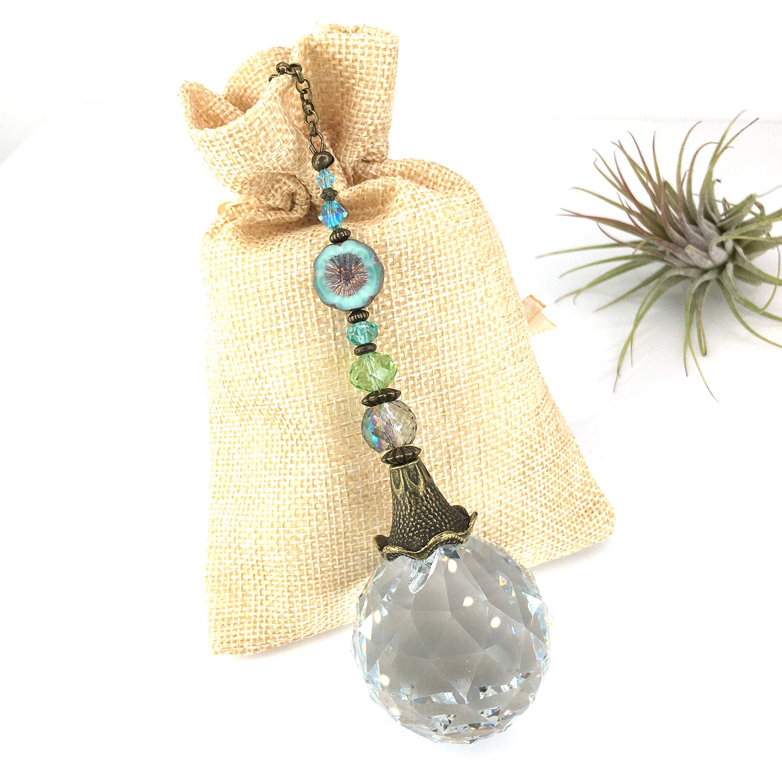 Window and home decor crystal suncatcher for garden
