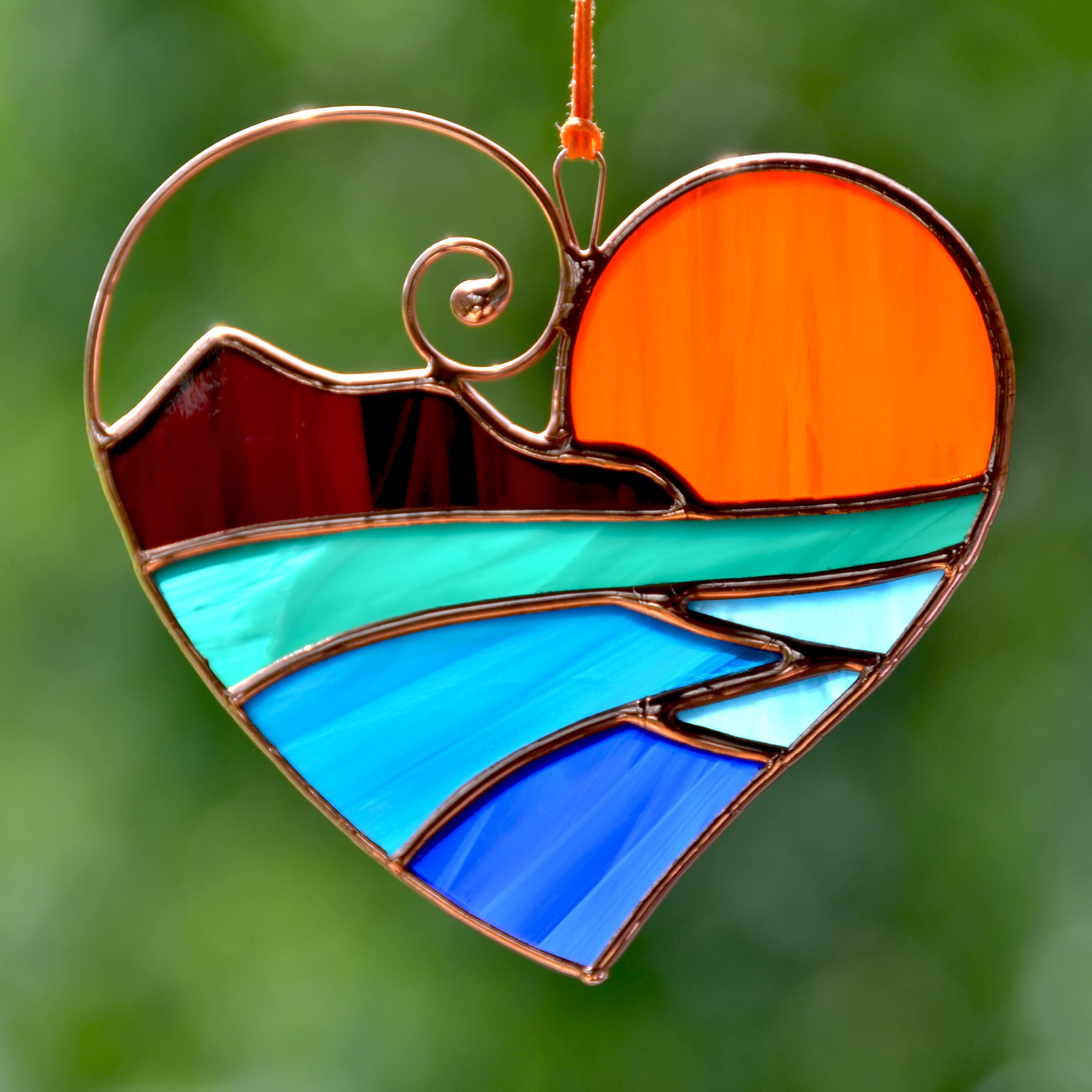 Stained glass suncatcher decorative window ornament