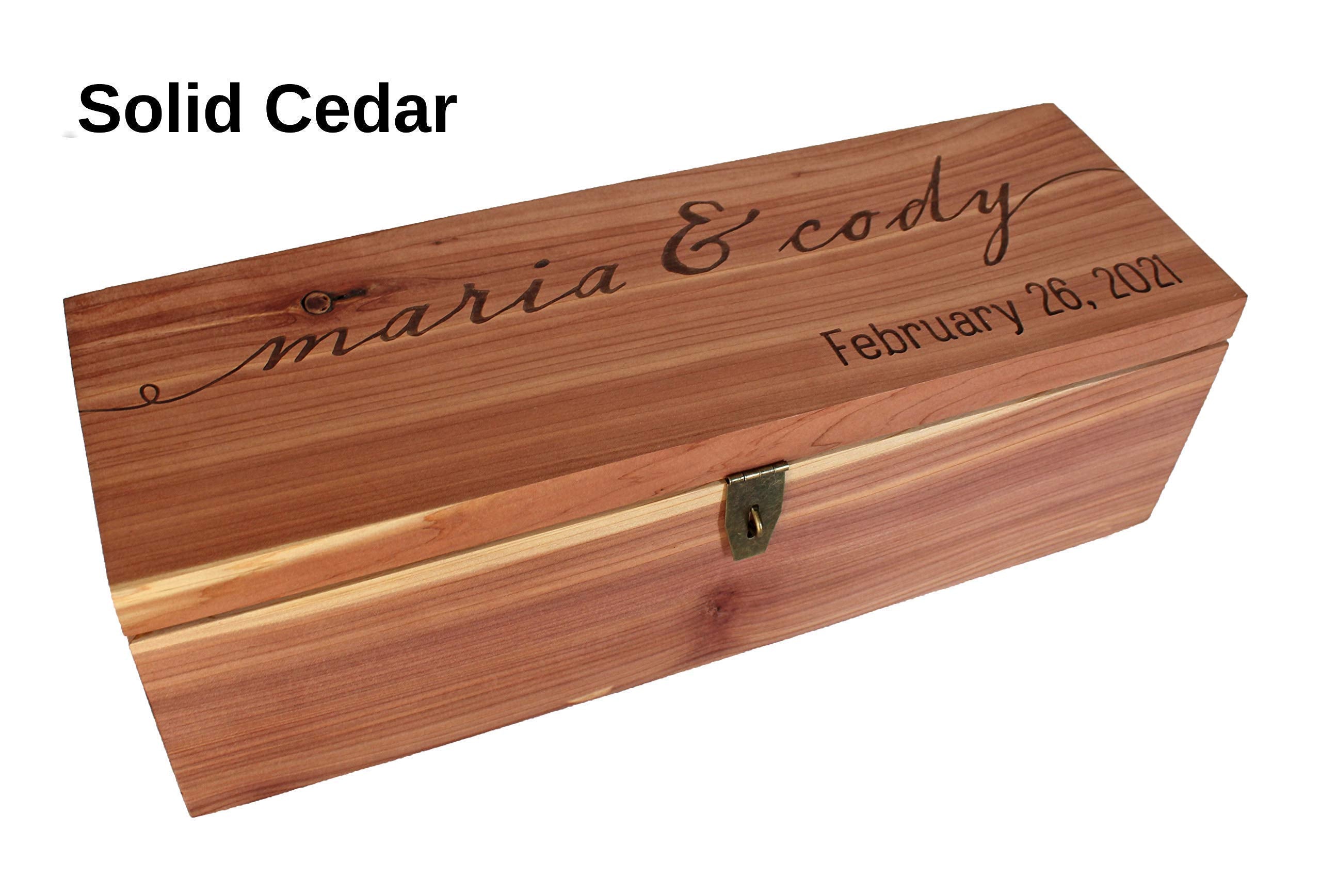 Cedar wood finish with mineral oil