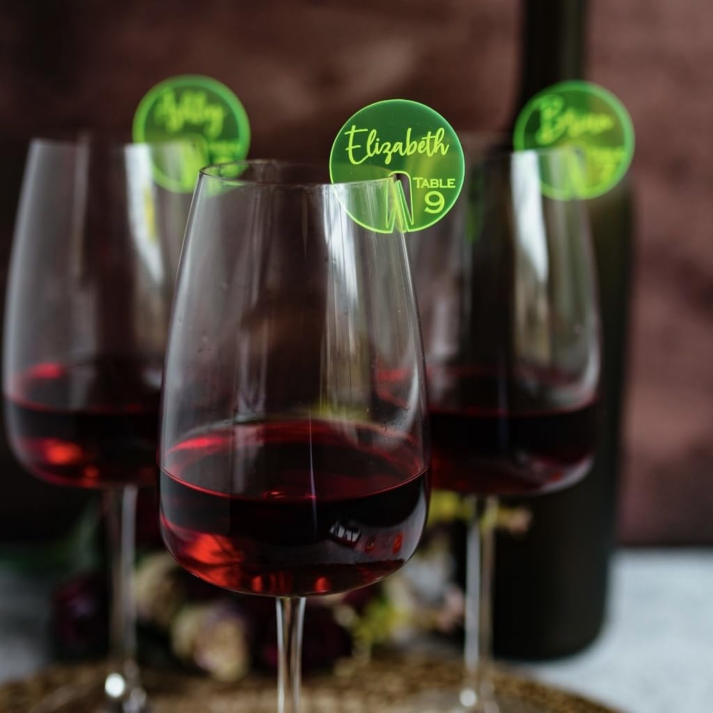 wine charms for wedding reception