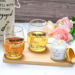 Scented engagement candle 100 percent soy wax