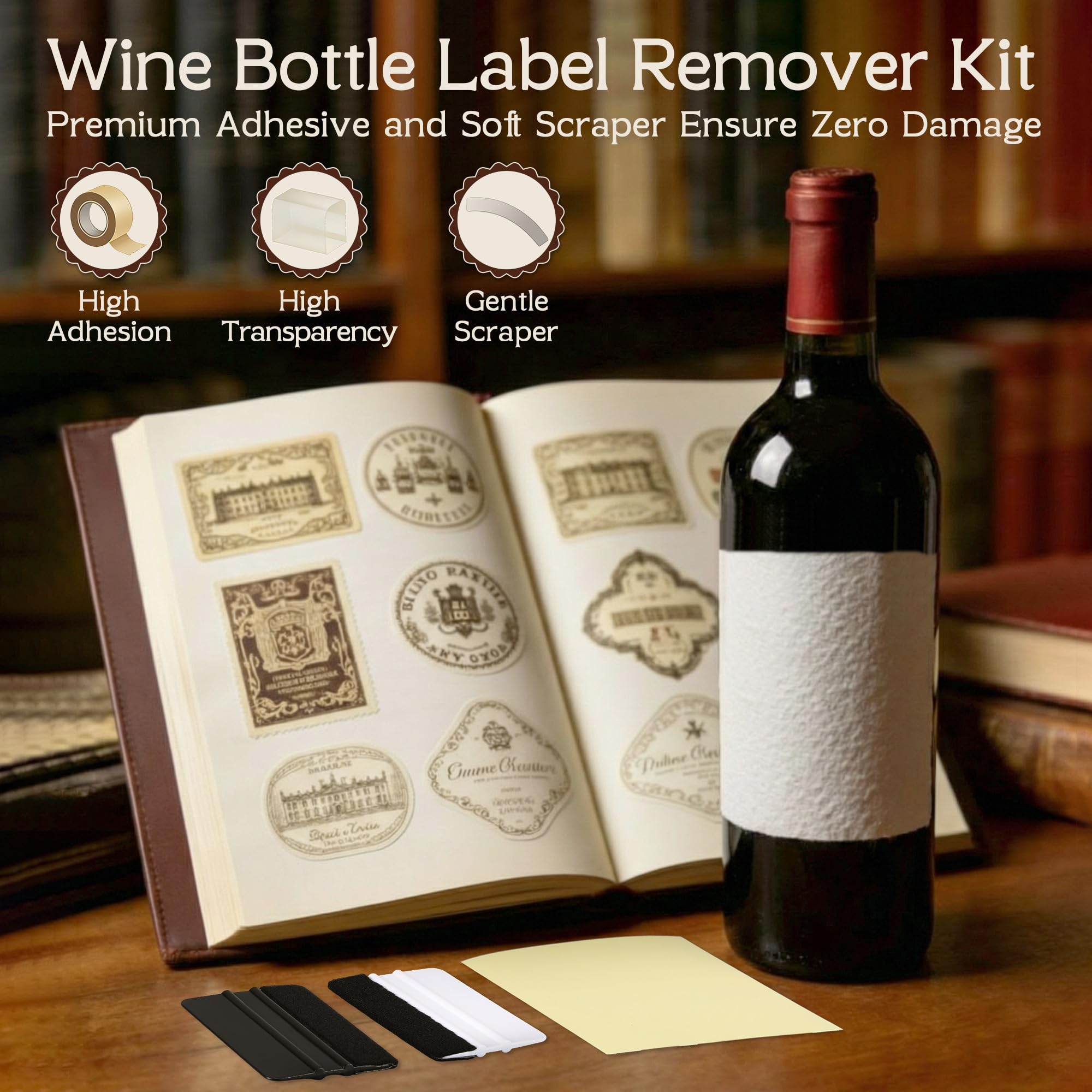 DIY project kit for preserving winery memories and labels