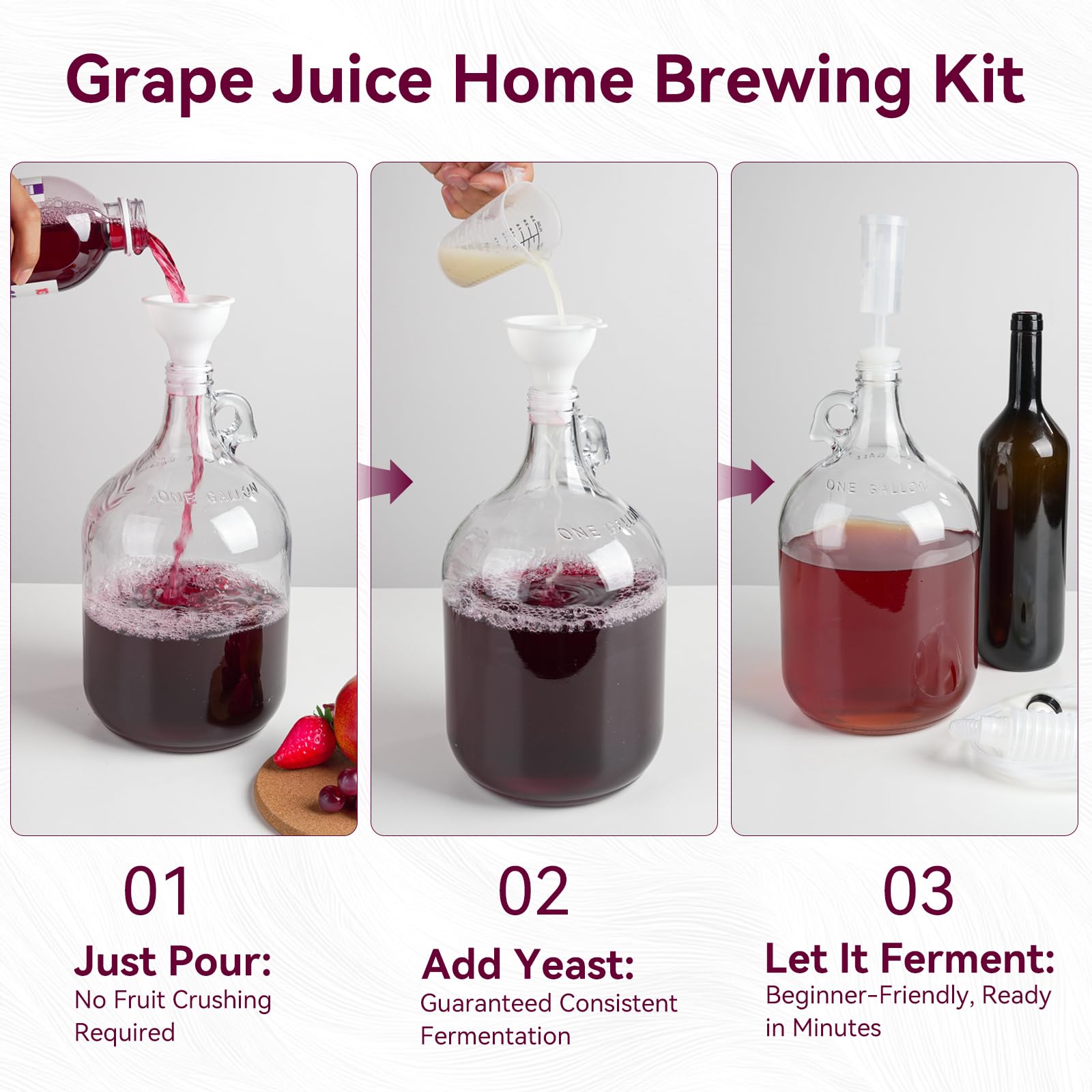 Wine nutrient supplement for fermentation