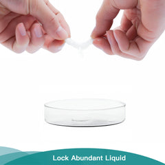 Pads saturated with 70–75% isopropyl alcohol
