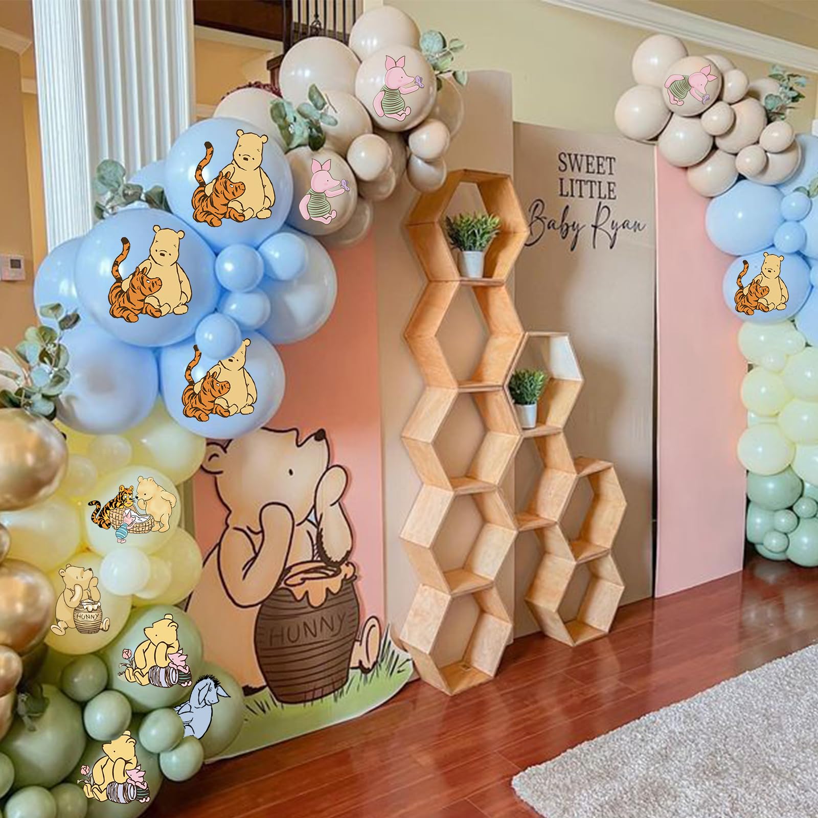 24Pcs balloon pack 6 styles for Winnie decor