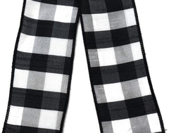 Wired wreath bow 10 inch with stem wire for attachment to wreath