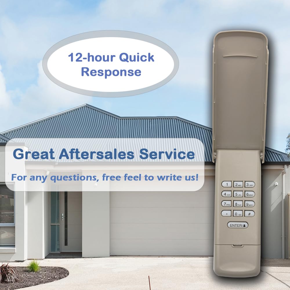 Durable keypad with easy read numbers and protective housing