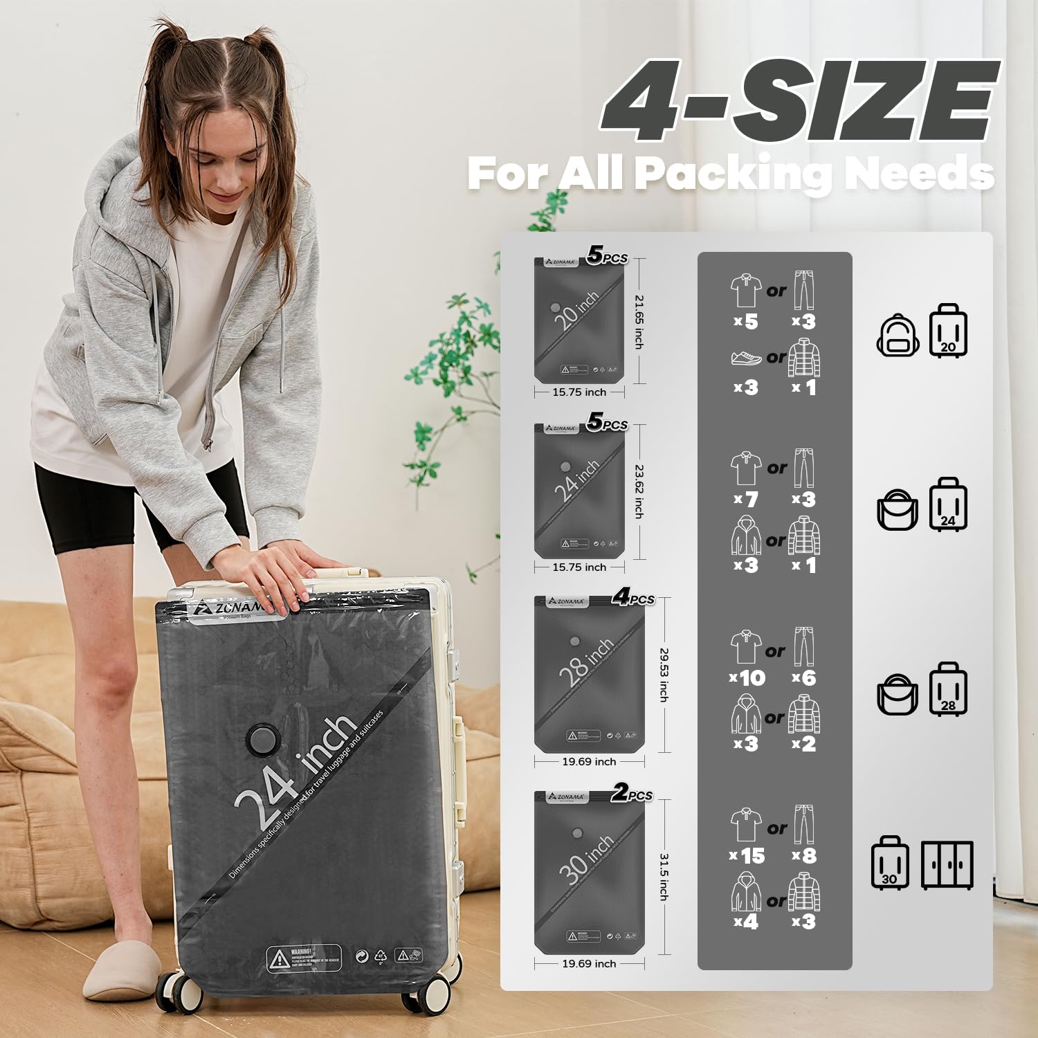 Wireless rechargeable air pump for vacuum bags