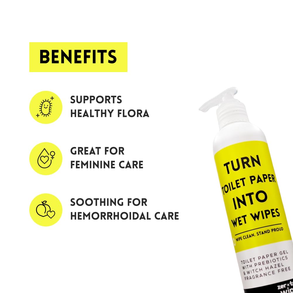 wipegel witch hazel prebiotics ingredient panel