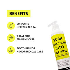 wipegel witch hazel prebiotics ingredient panel