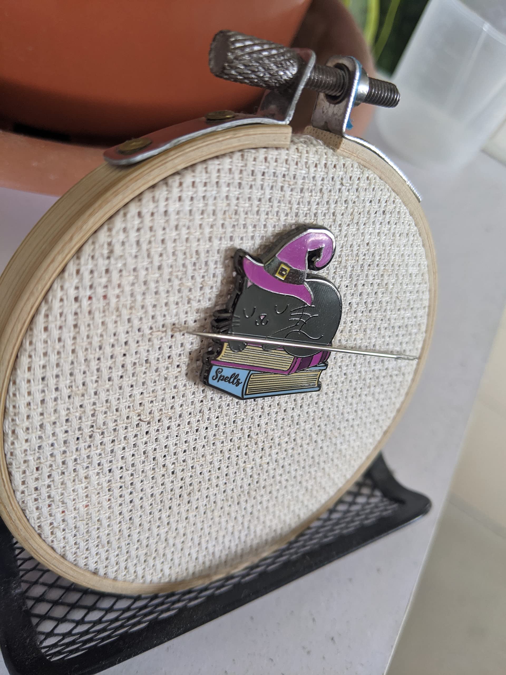 Witchcraft themed embroidery accessory