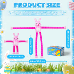 4 piece witmelt Easter Bunny Pop Tube set for toddlers