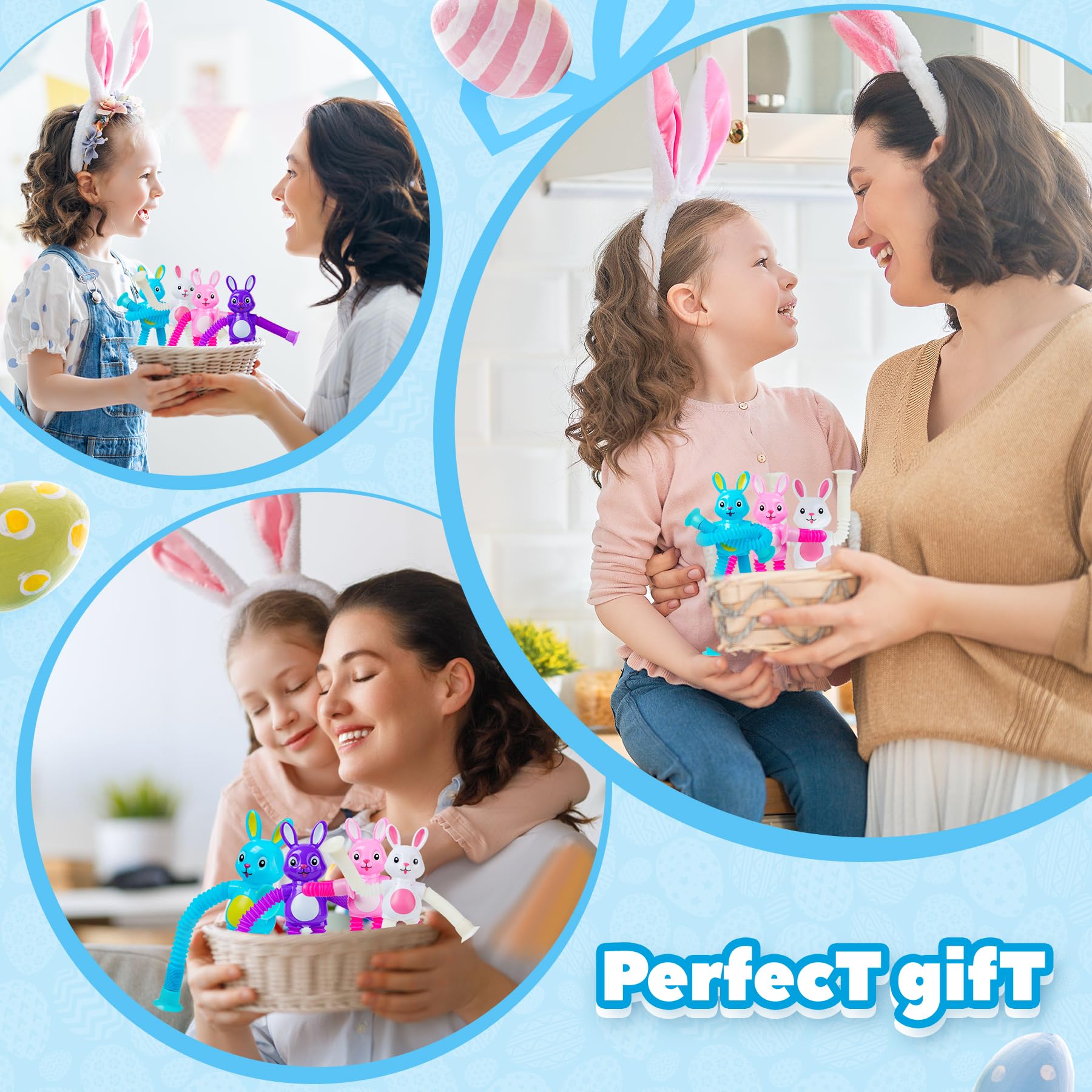 Easter basket stuffers witmelt Pop Tube toys