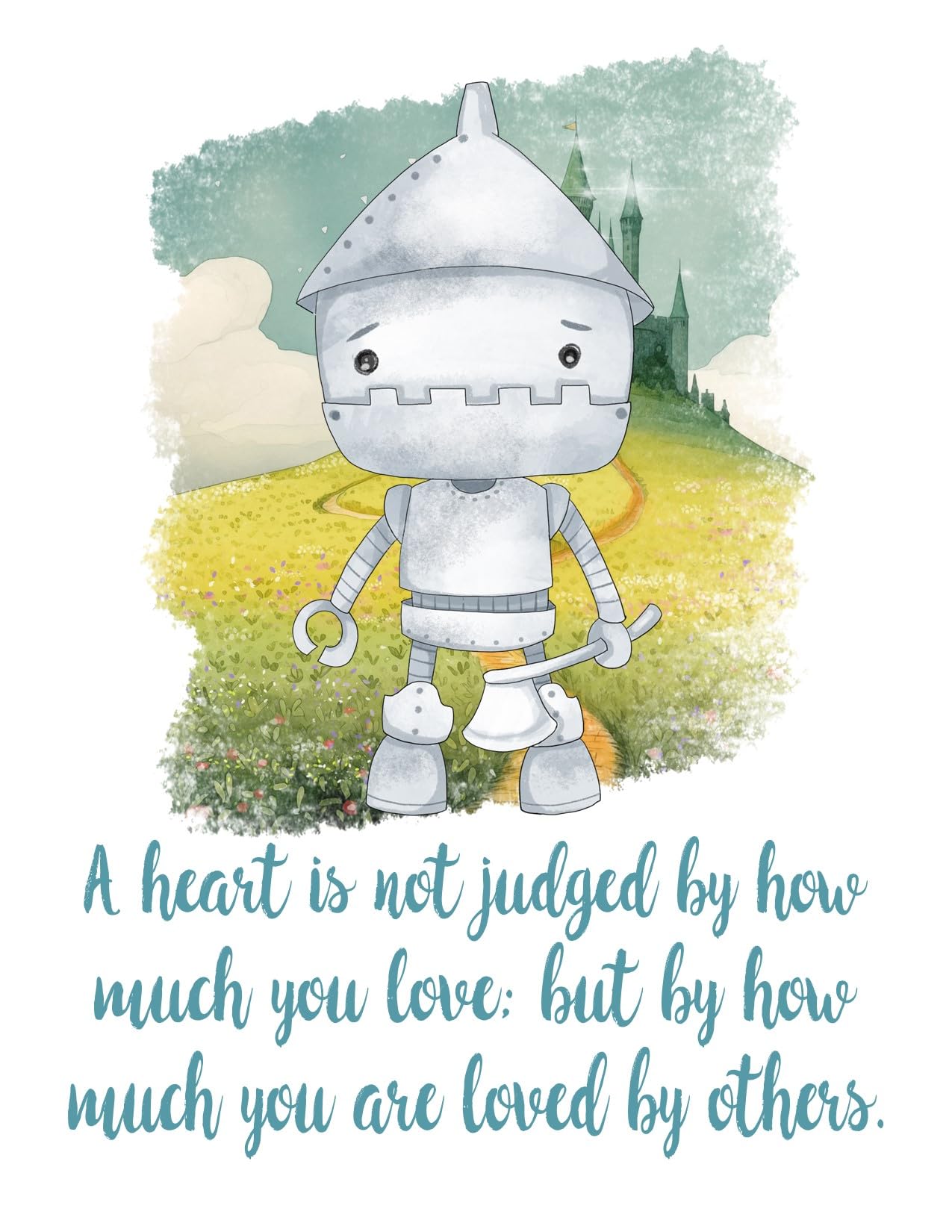 Dorothy quote Wizard of Oz watercolor print