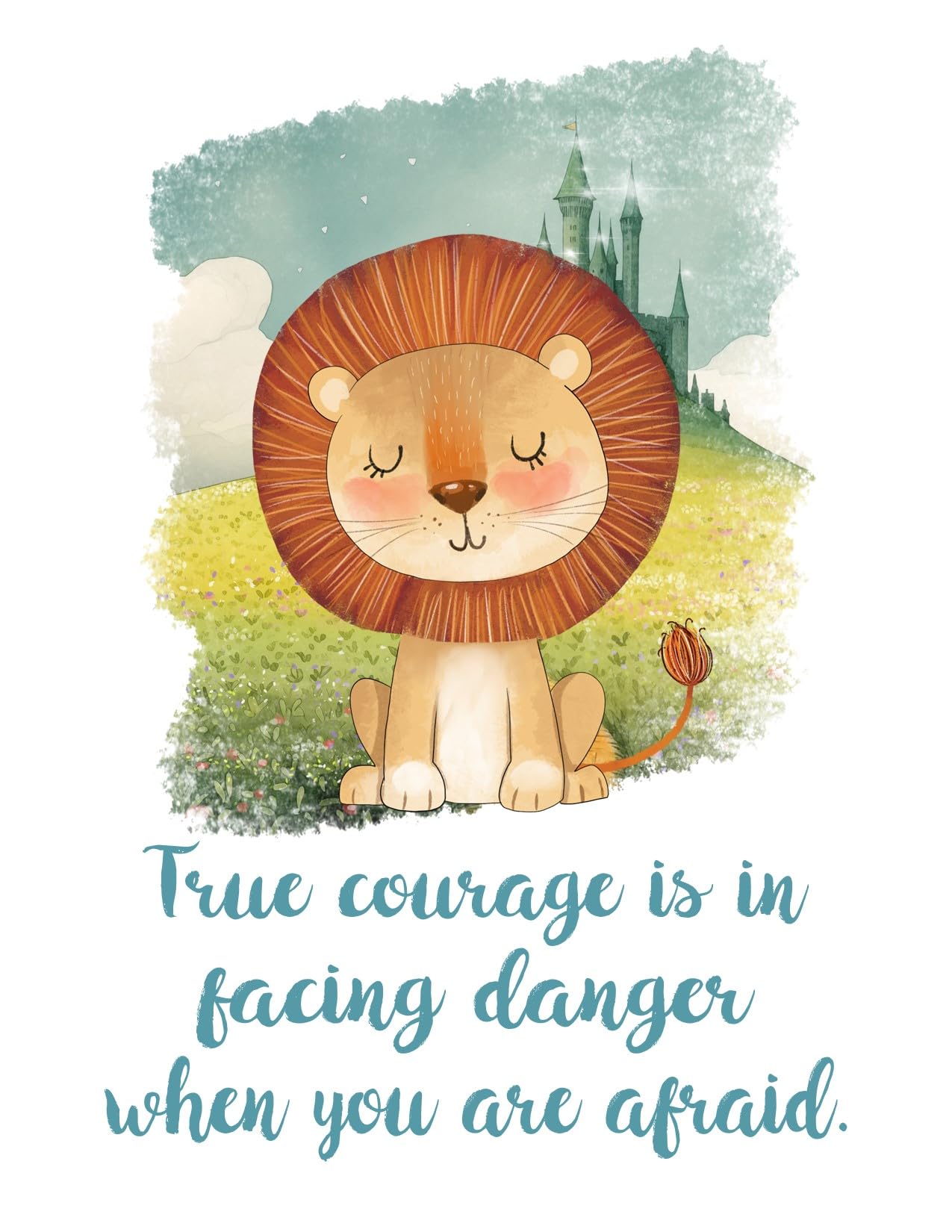 Scarecrow quote Wizard of Oz watercolor print