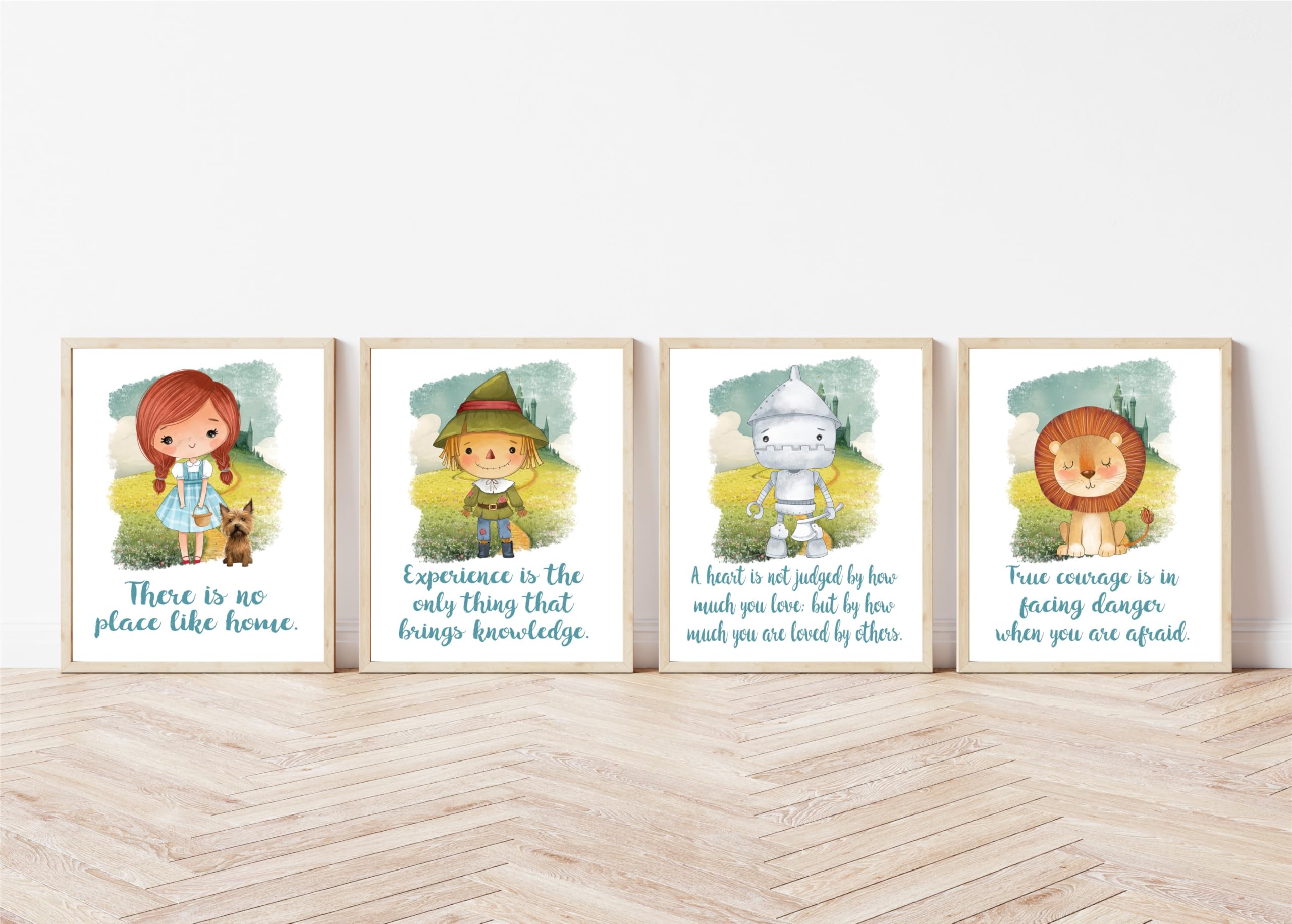 Wizard of Oz Scarecrow watercolor print unframed