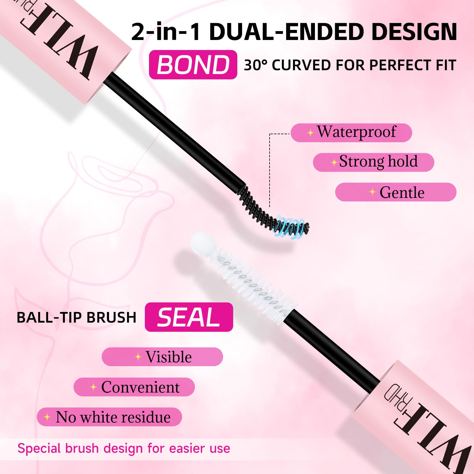DIY lash extensions workflow using WLFRHD kit