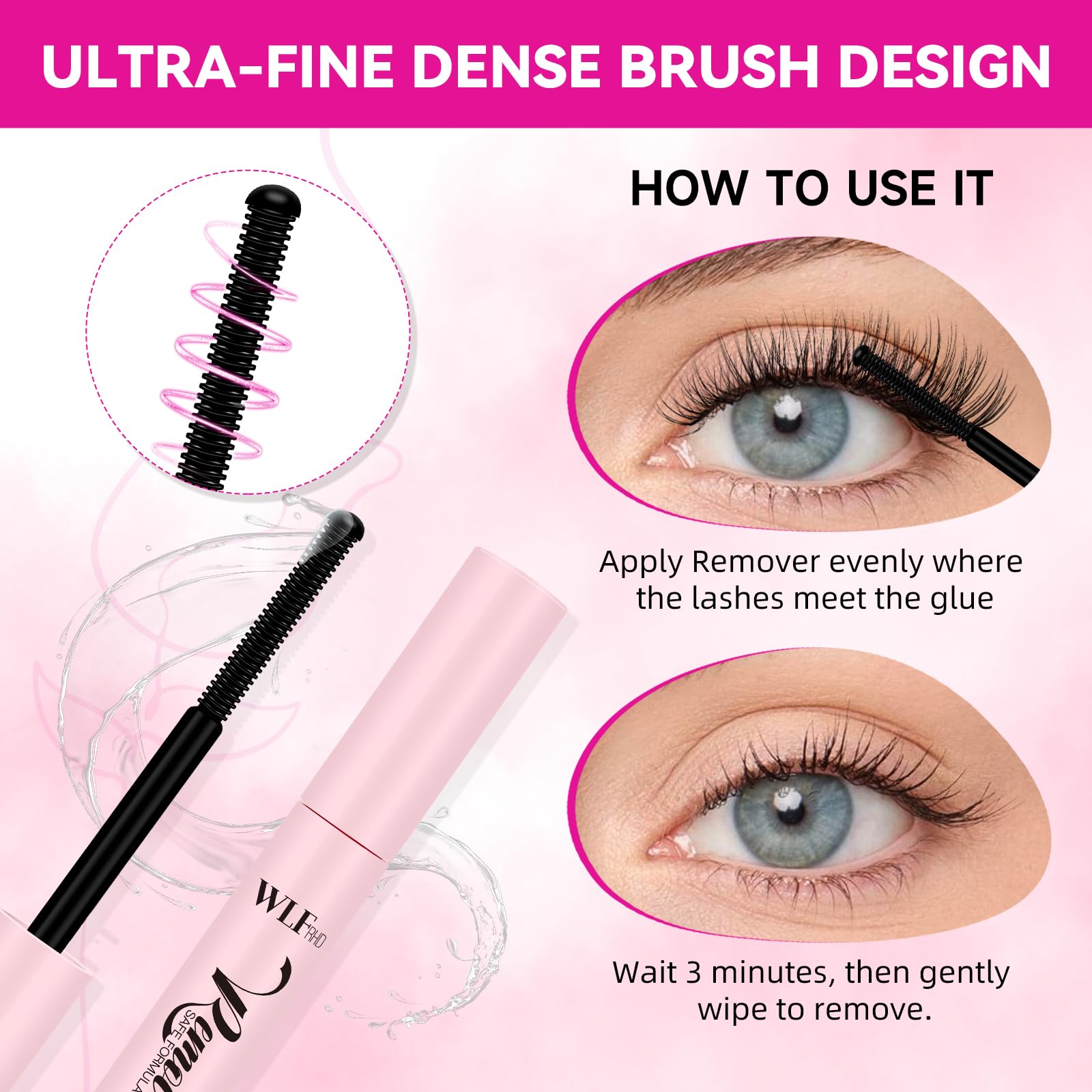 Waterproof lash glue and seal components for lash clusters
