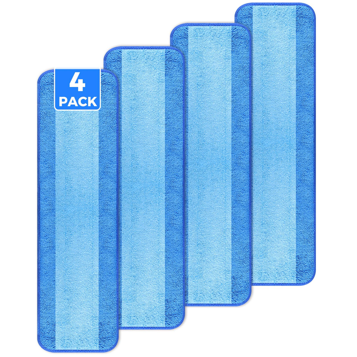 wlich microfiber cleaning pads 4pack for Bona Mop 18 inch