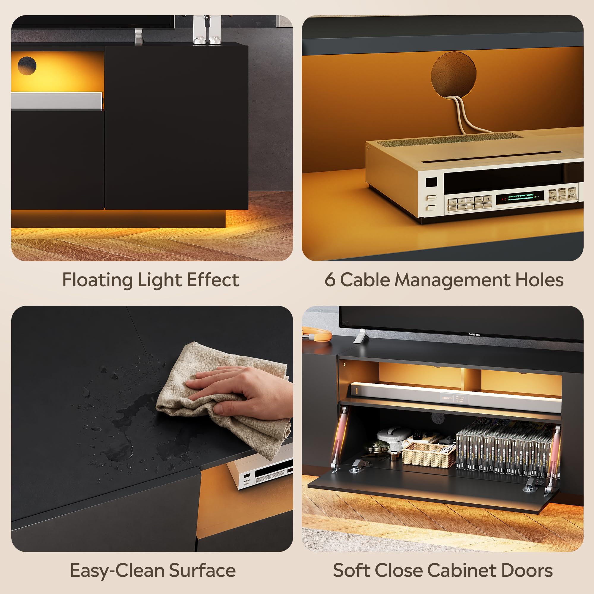 Supports up to 150 lbs with durable surface on WLIVE stand