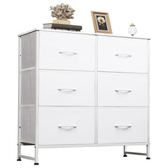 WLIVE dresser bedroom 6-drawer white product image