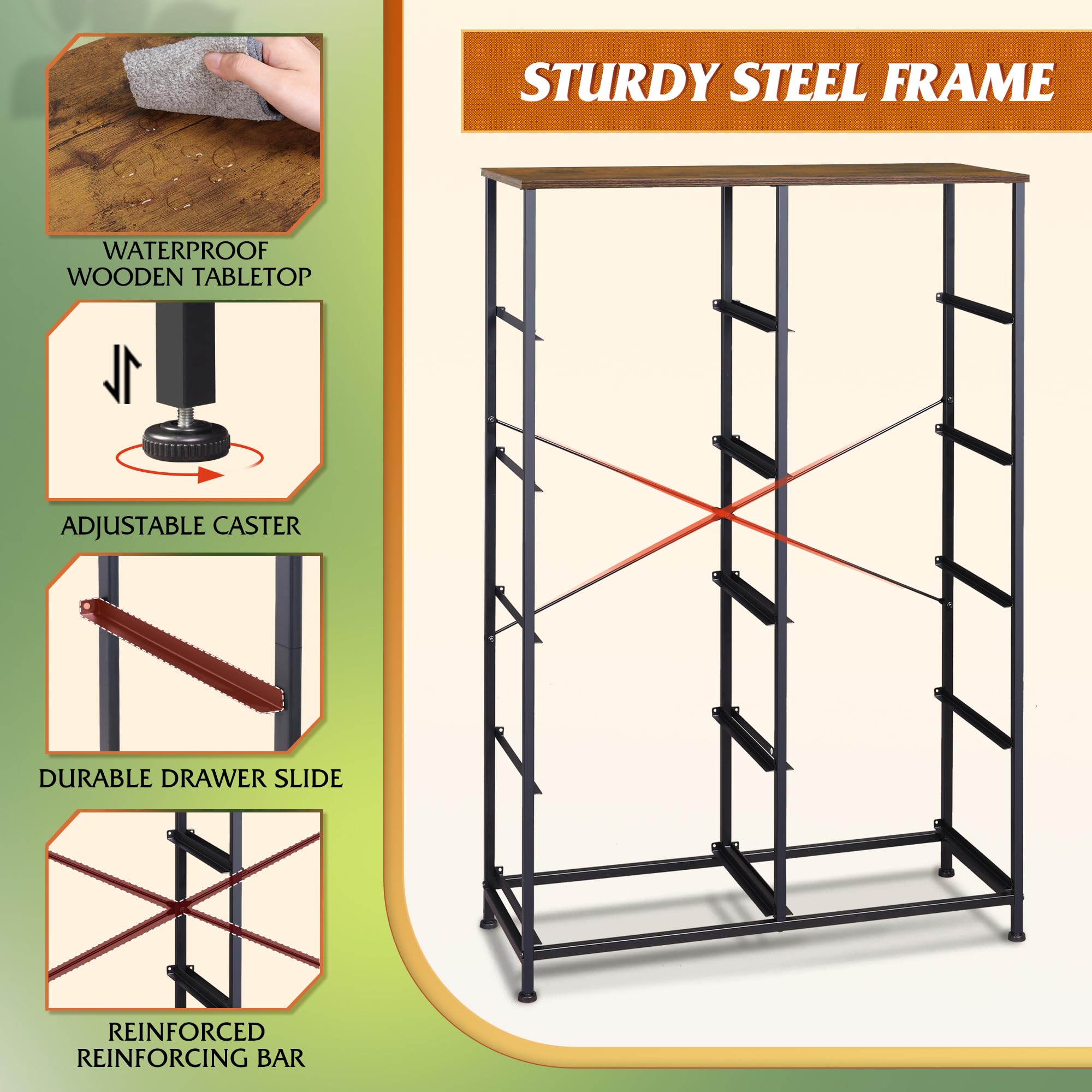 Dresser with included hardware and assembly instructions