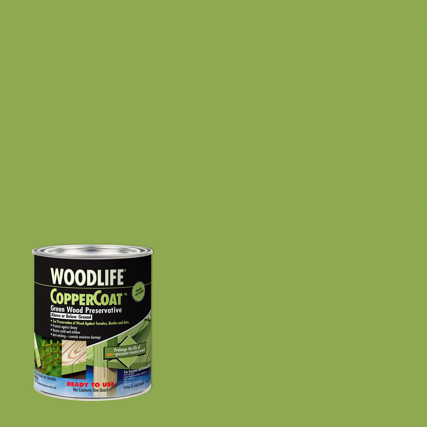 CopperCoat Green exterior wood preservative for below ground contact