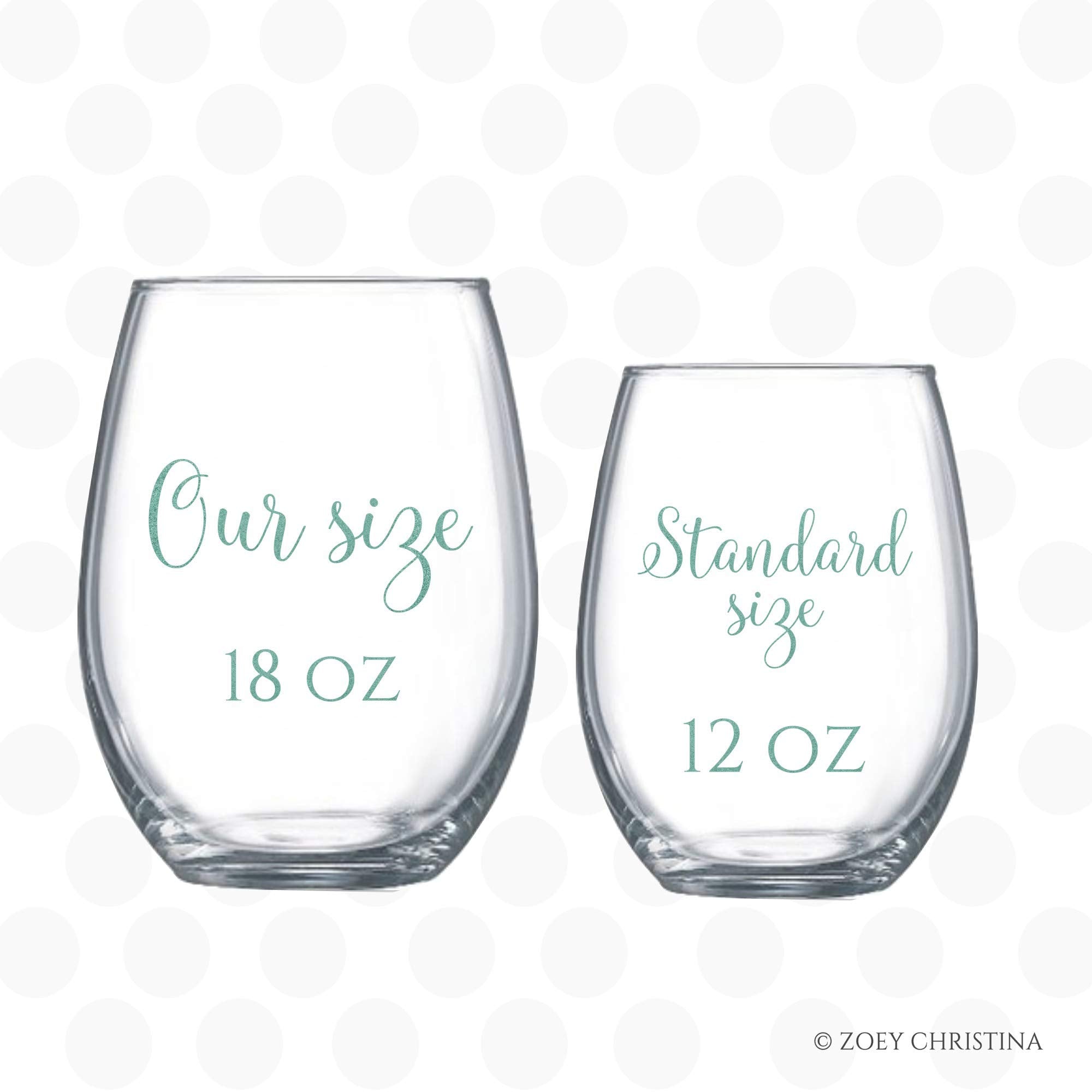 Woman-owned small business glass product packaging concept
