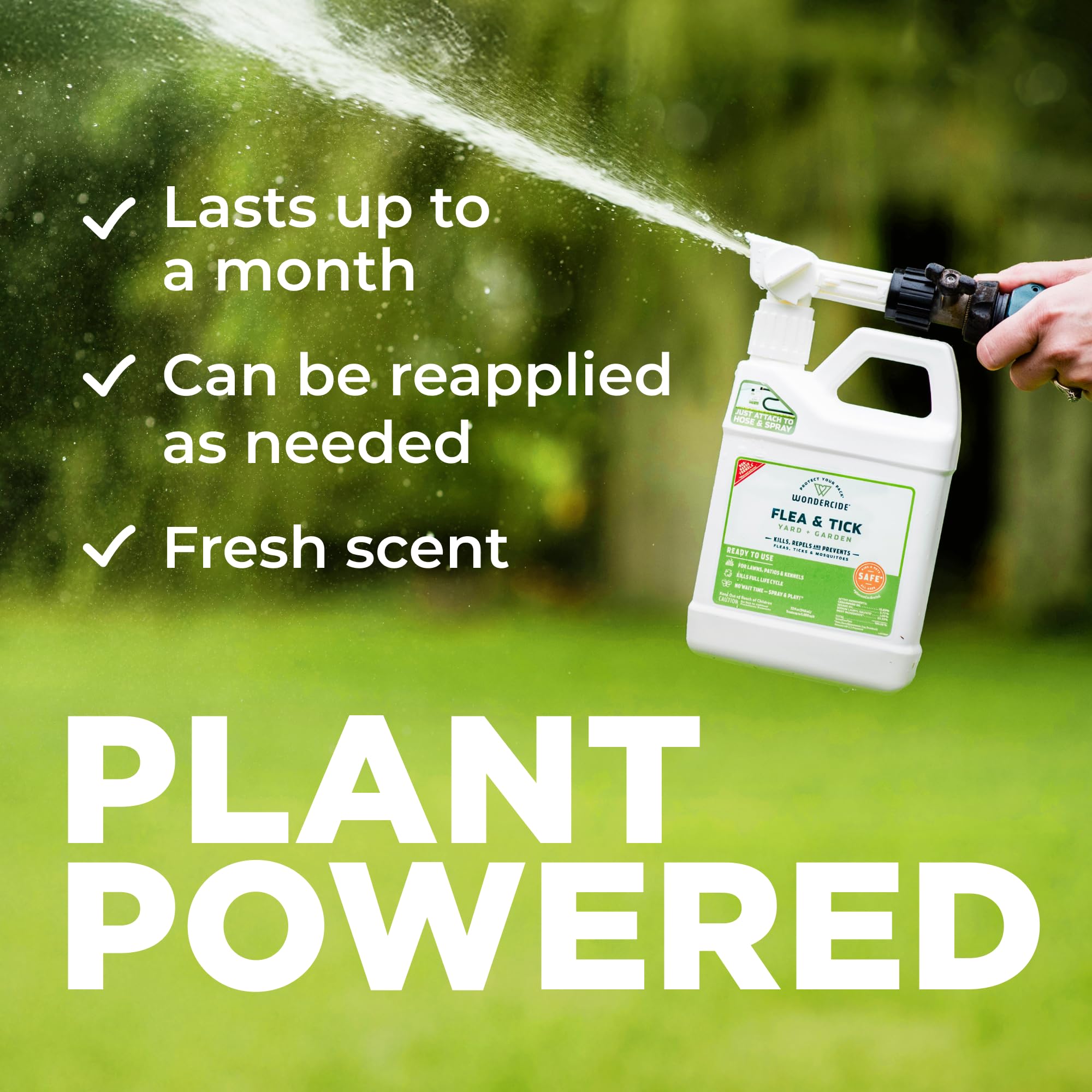 Wondercide USA made yard spray packaging