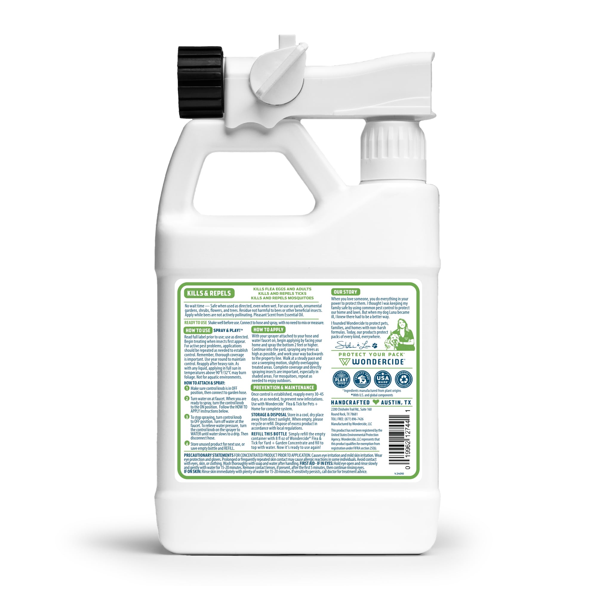 Wondercide yard spray cedarwood oil formula