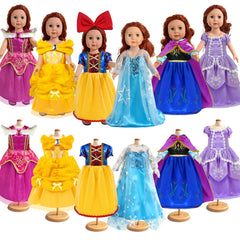 WONDOLL American 18 inch doll clothes six-piece set front view