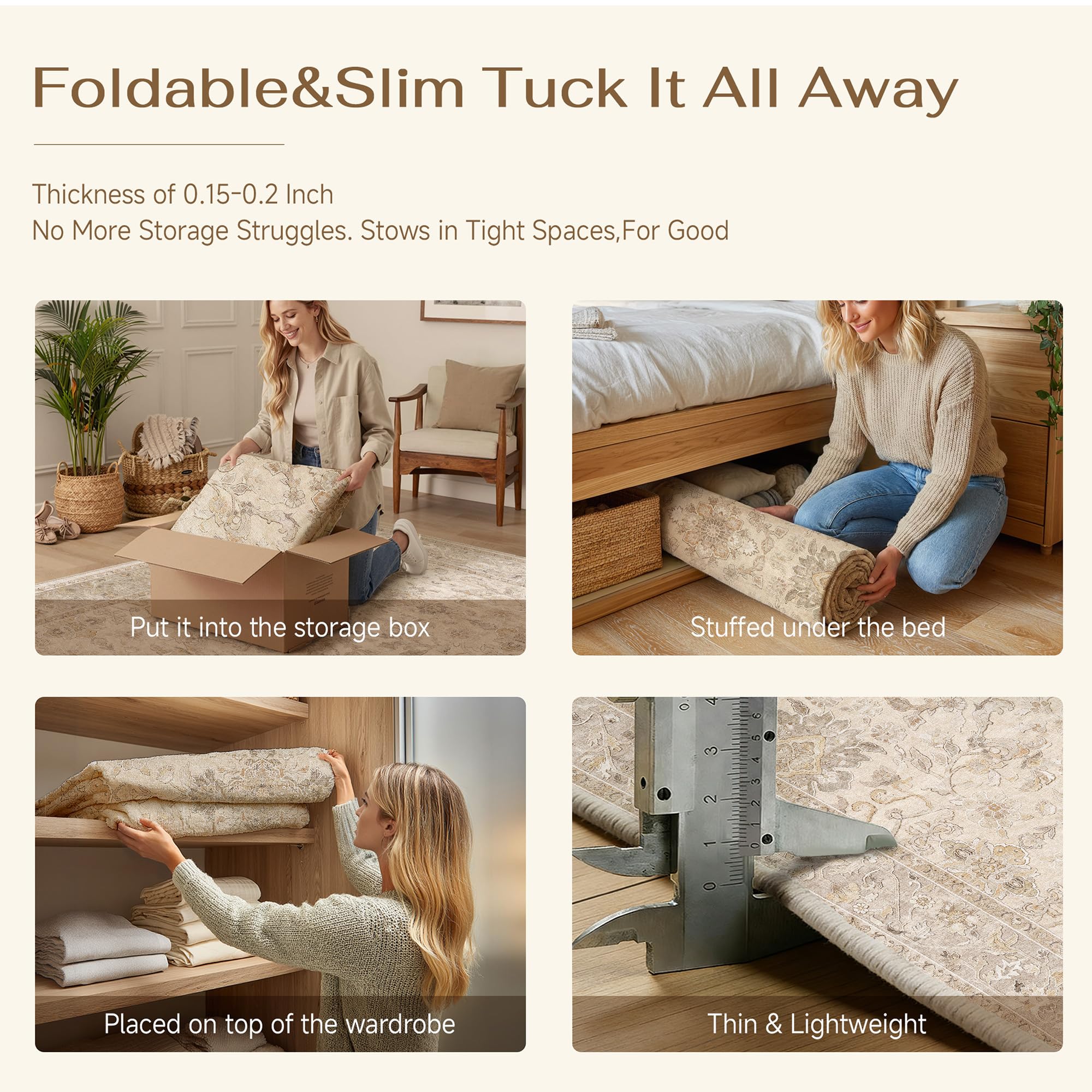 WondRg machine washable rug for easy cleaning